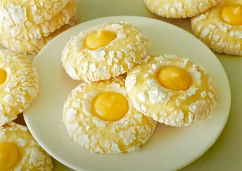 Печенье с лимонным курдом