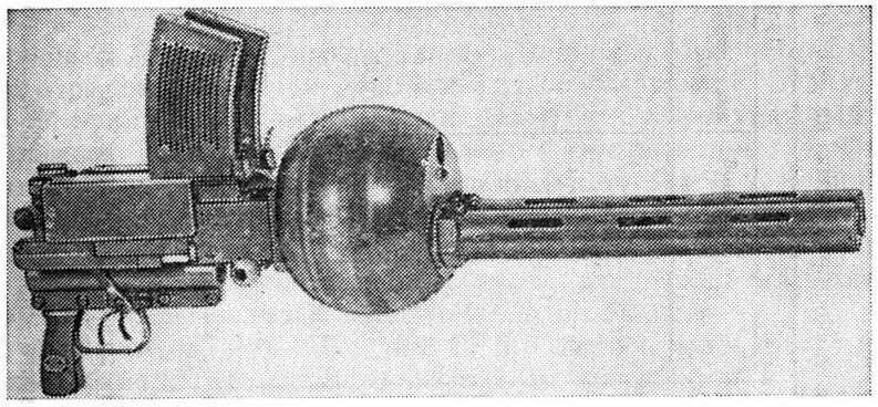 Спаренный танковый пулемет Федорова-Иванова, разработанный Г.С.Шпагиным в 1925 году.