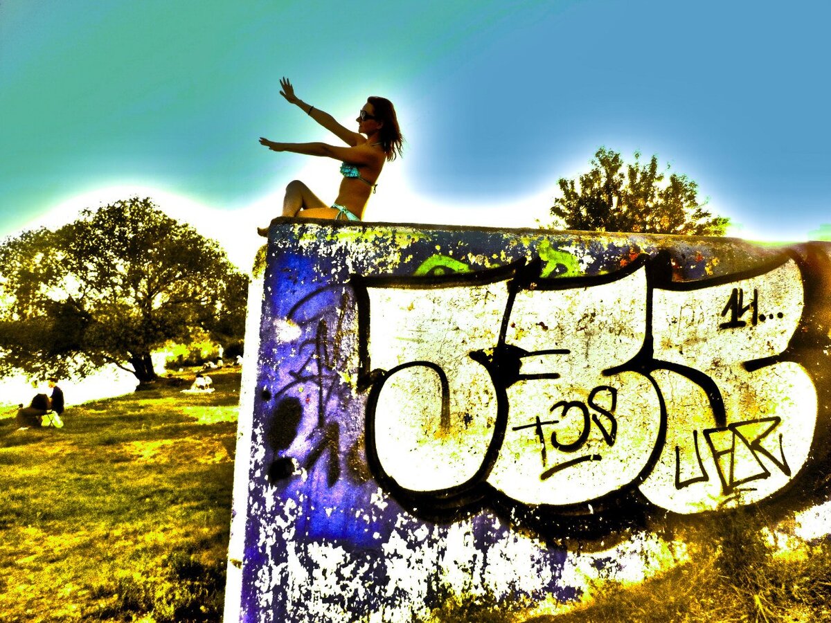 Немного HDR в фотошопе и краски Строгинского пляжа становятся ярче