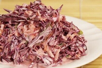 Салат для похудения Щетка