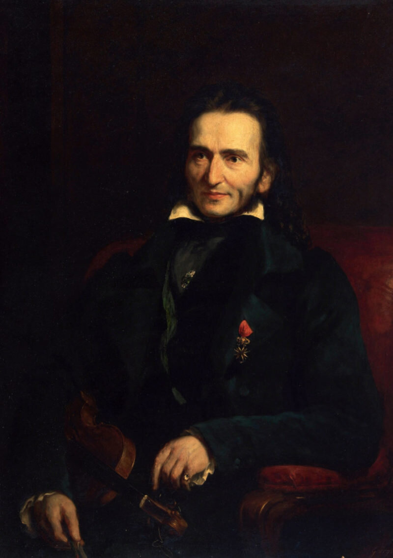 Жорж Паттен, прижизненный портрет Паганини.