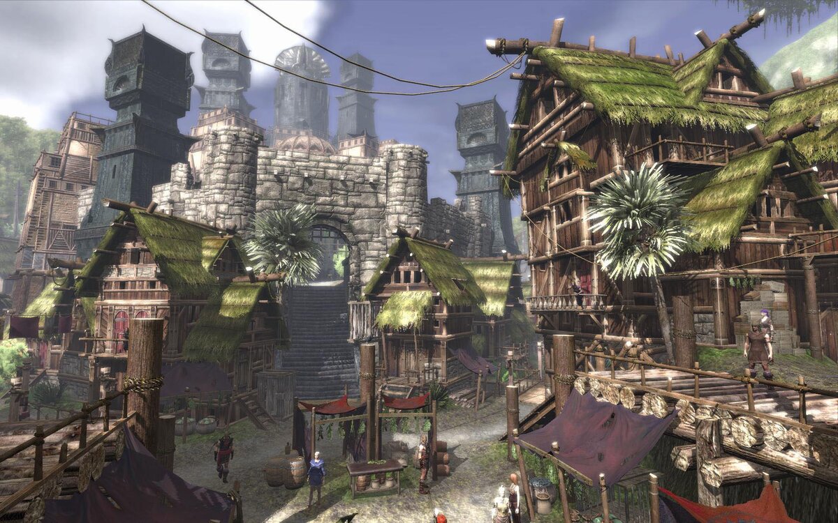 Конан города. Age of Conan Тортаж. Пиратский город. Замки из компьютерных игр. Портовый город в играх.