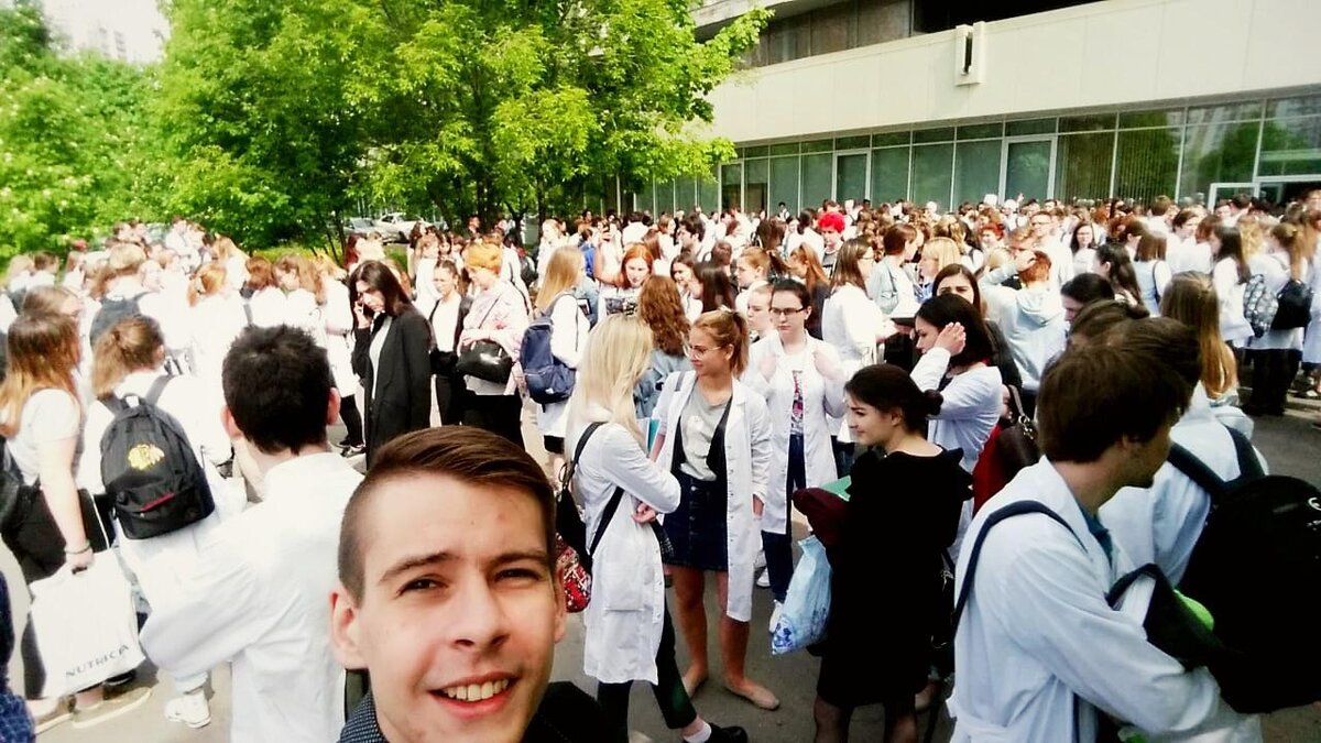 Первый день на учёбе! 