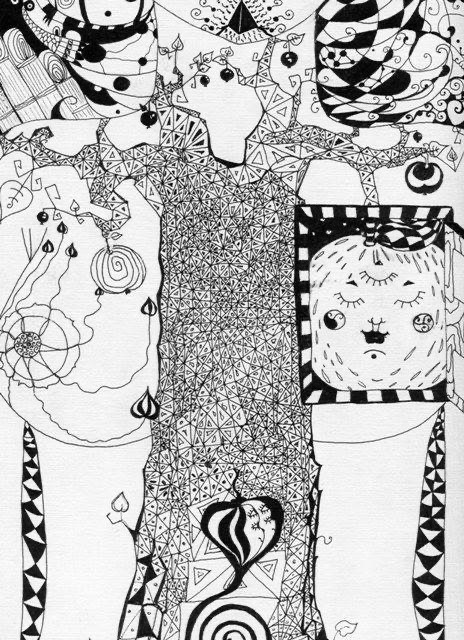 Дерево жизни  автор иллюстрации Ната Логвин