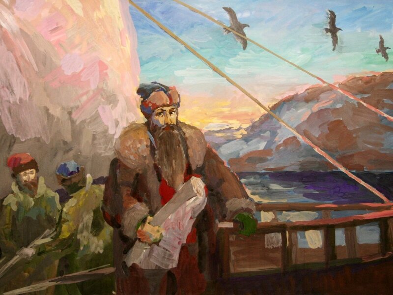 Семён Дежнёв на коче, 1648 год