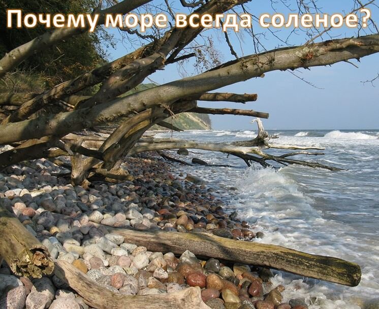 Почему морская вода соленая?