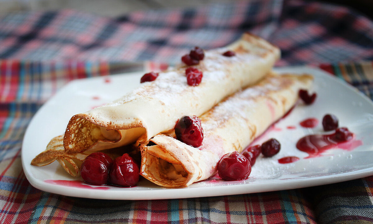 Блинчики с творогом