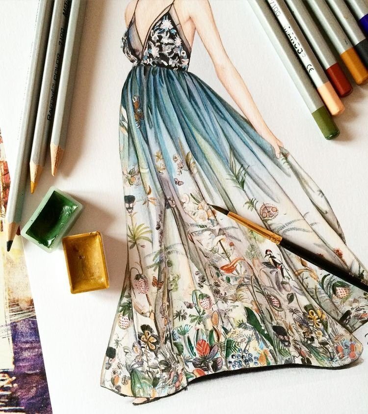 Скетчи иллюстратора Клэйрен Чан. Источник фото: pinterest.com