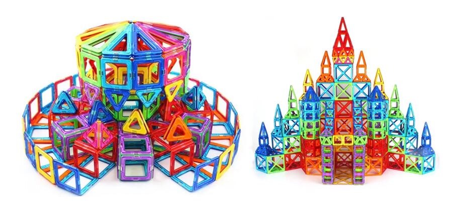 Что можно сделать из магнитного конструктора? | Игры для развития детей ...