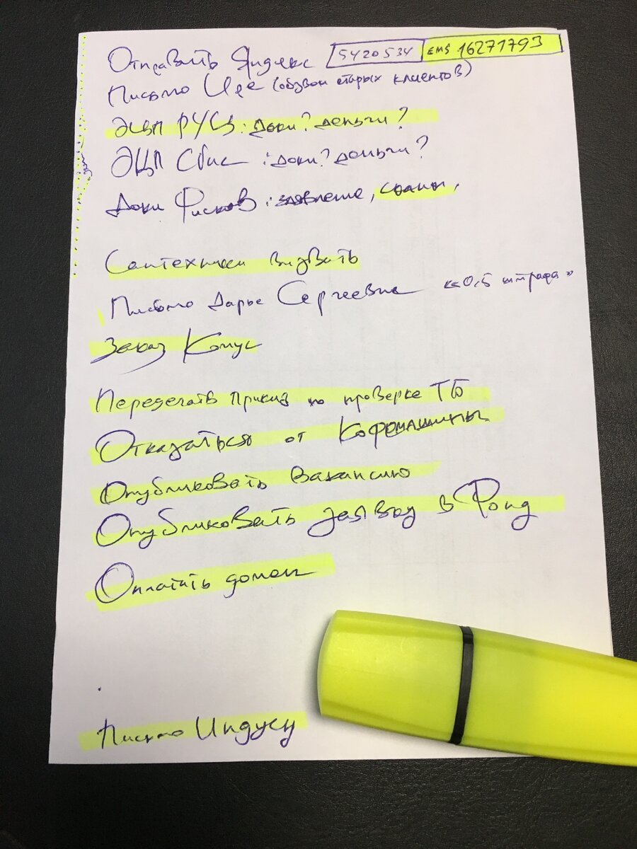 Фотография рабочего дня.