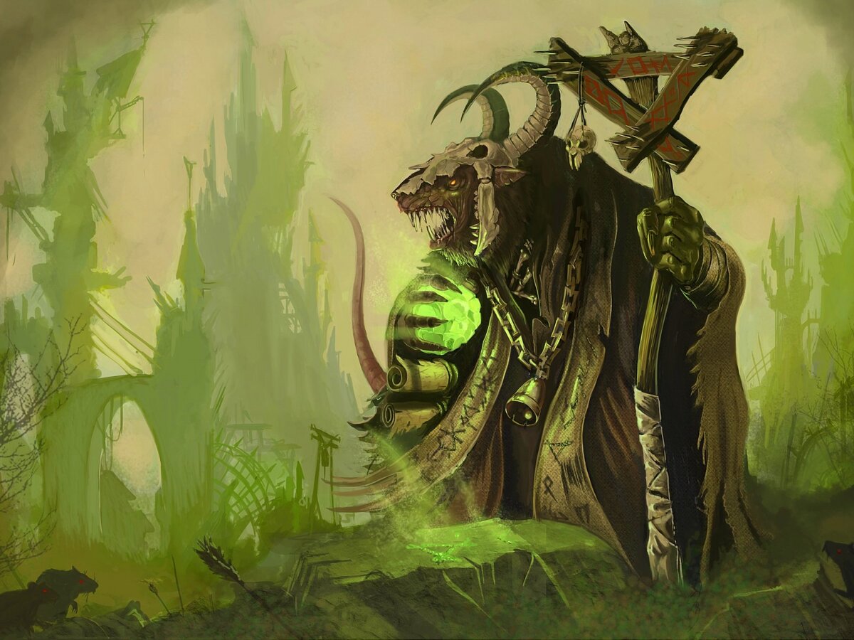 Серый провидец скавенов (он же варп-маг)