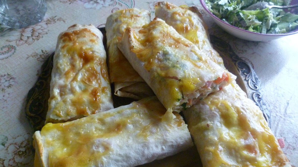 Запечённый лаваш