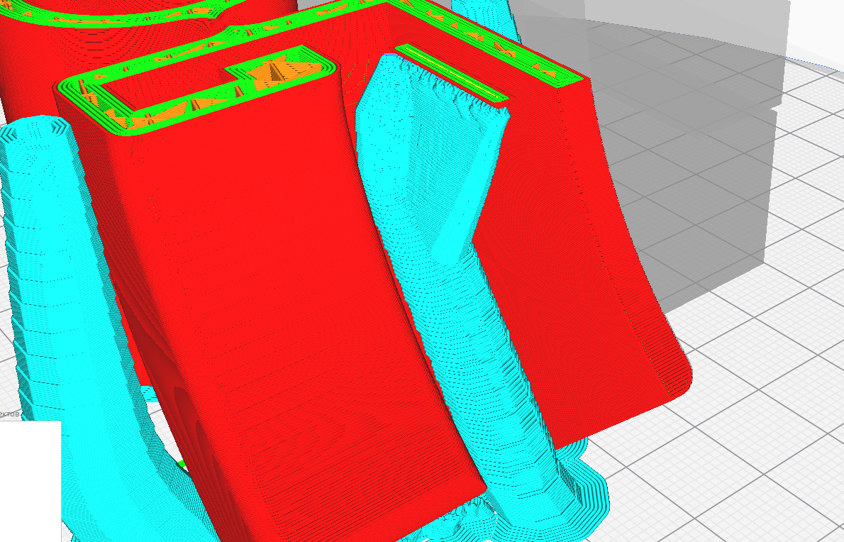 Древовидная поддержка с каймой. Может оторваться.