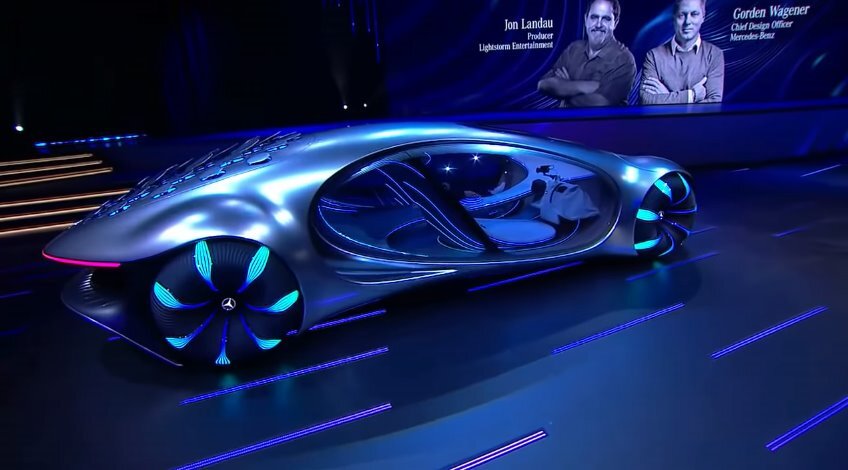 Mercedes Benz электрокар 2020