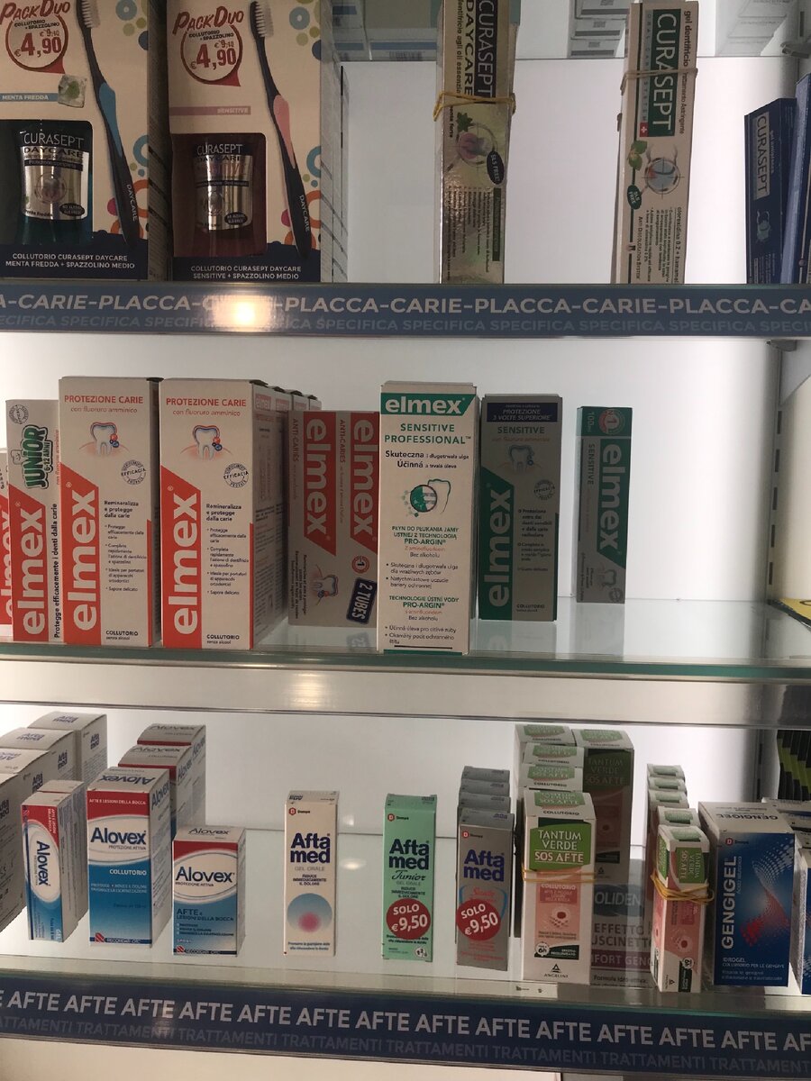 Аптеки на юге Италии.