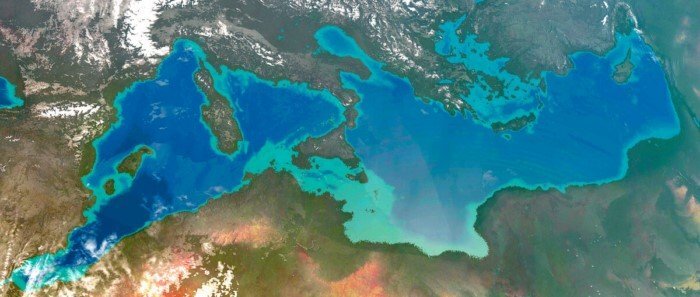 
Так должно было выглядеть Средиземноморье по проекту Зёргеля
