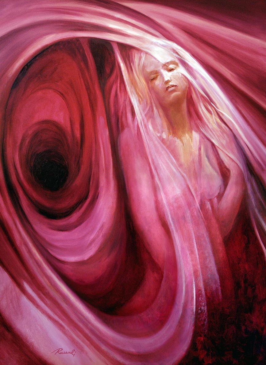 Картина Фрейдуна Рассули "Veil of Solitude" ["Вуаль Одиночества"]