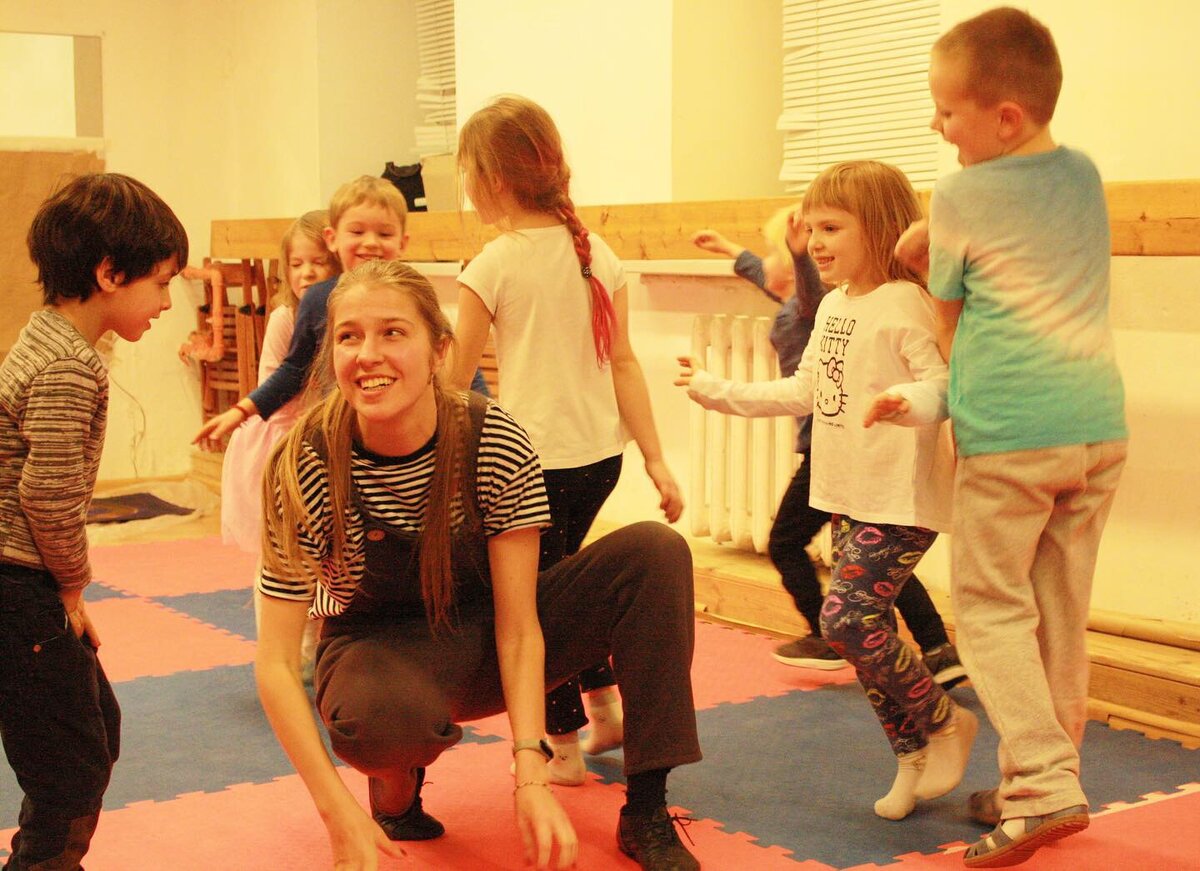 На одном из моих занятий. Режиссер и преподаватель: Мария Подковырова. 