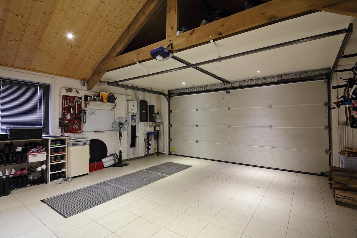 Дизайн отделки гаража внутри дома