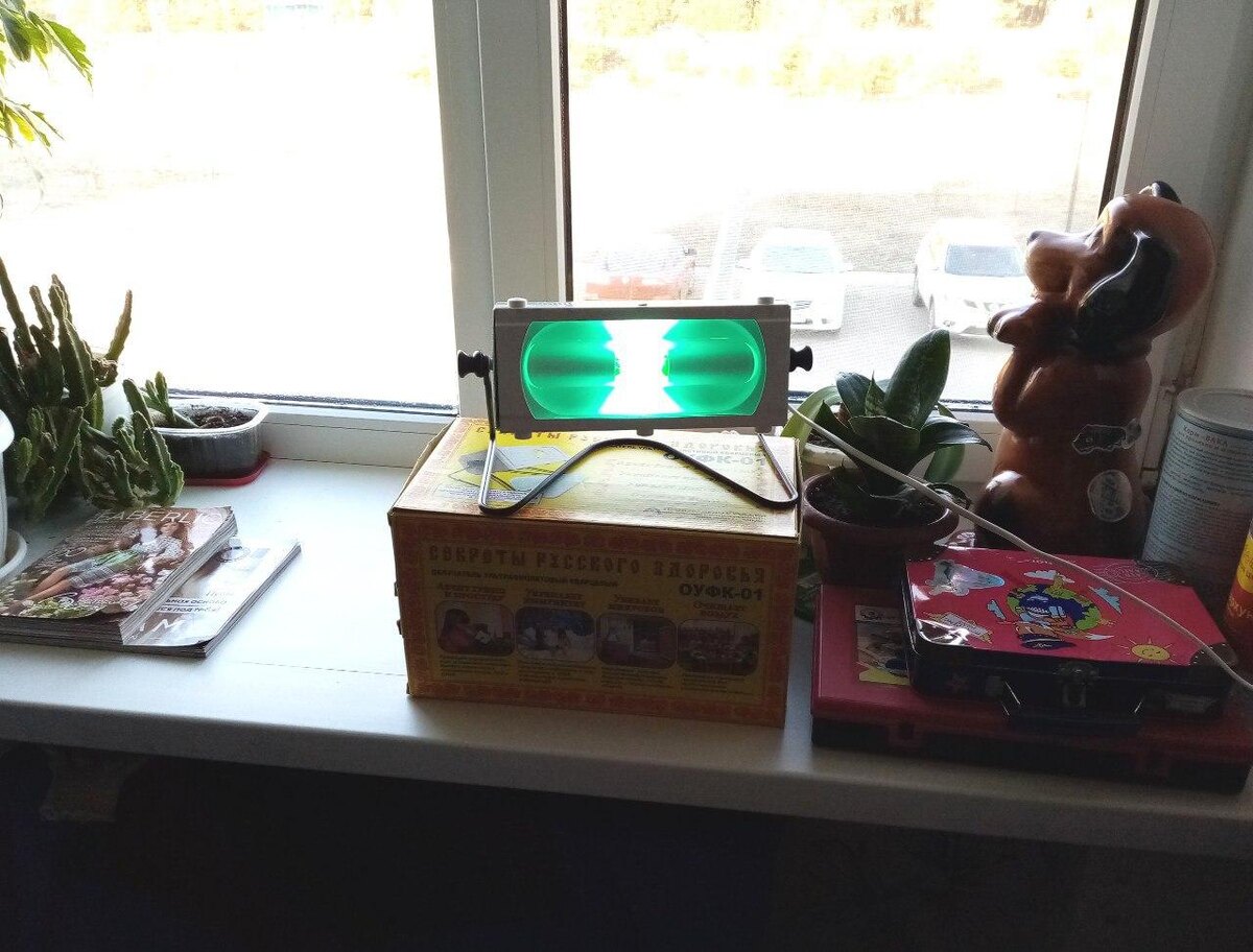 Прибор в работе