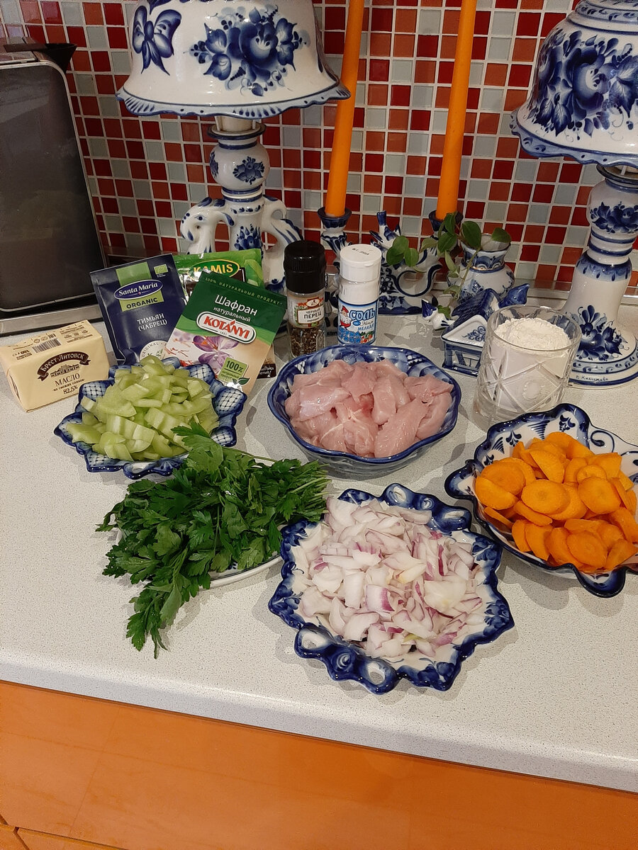 необходимые ингредиенты.