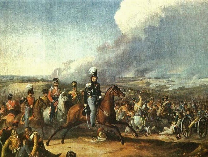 Дезарно О.-Ж. Атака 1-го кавалерийского корпуса генерала Уварова при Бородино.