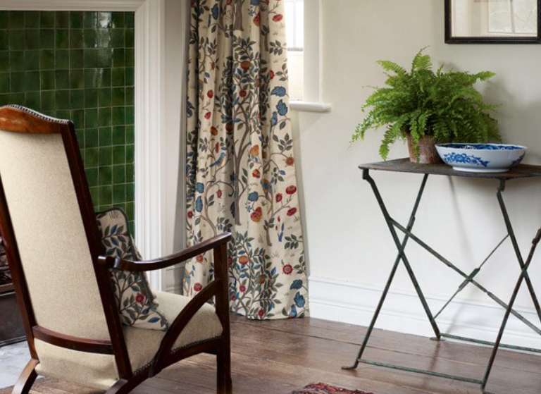 Под маркой Уильяма Мориса производят так же и текстиль. 