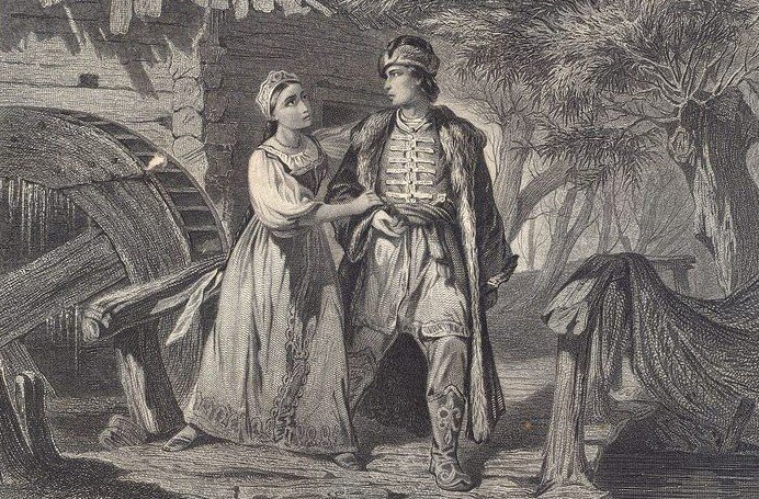 Константин Трутовский. Иллюстрация  к драме Пушкина "Русалка"