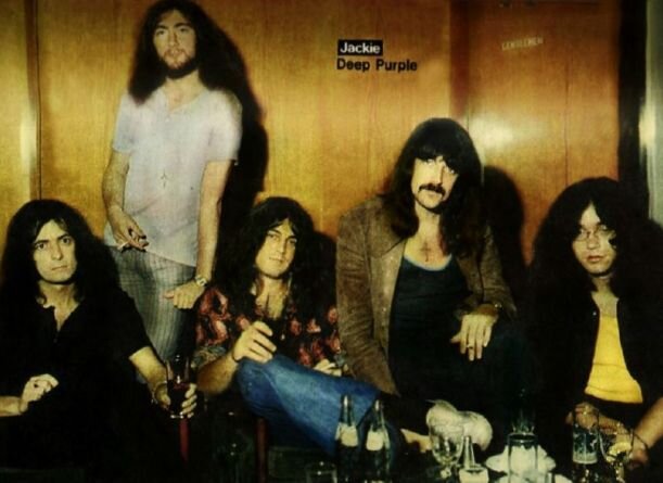 Музыканты Deep Purple в 1971 году, в процессе записи альбома "Fireball"