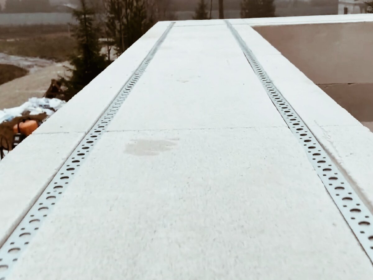 Оцинкованная перфорированная полоса, для армирование газобетонной кладки @Для Себя своими руками