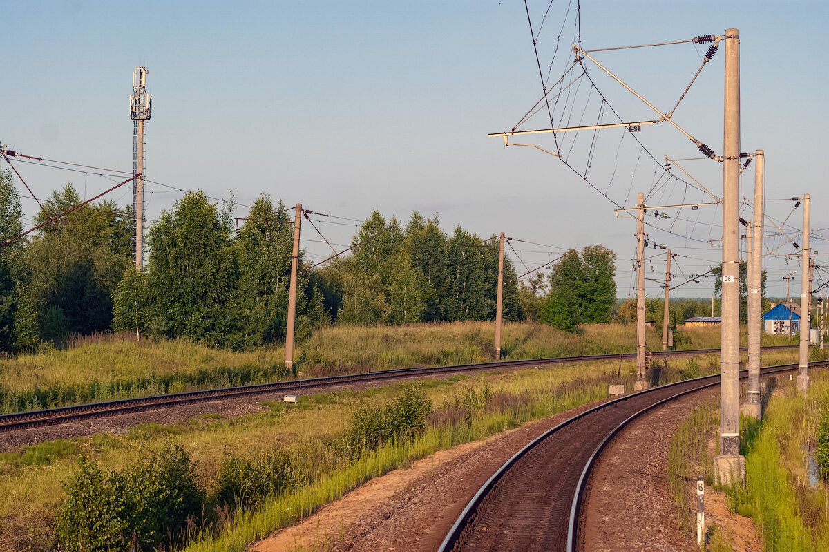 Нея село. Северная железная дорога — перегоны. Унжа Лесобаза. ЖД мост Мантурово. Станция Унжа.