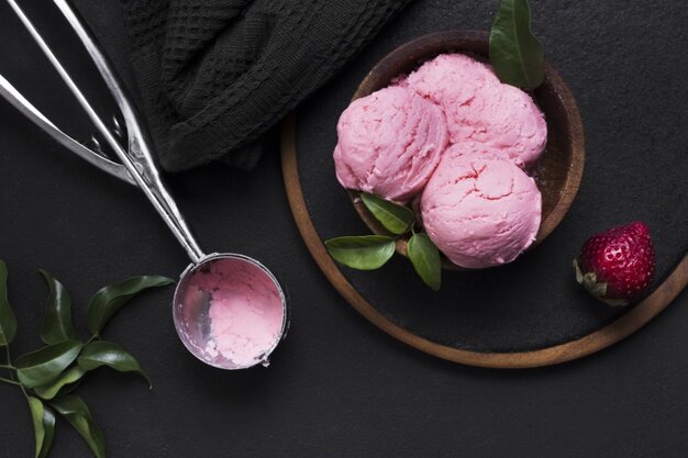 клубничное джелато