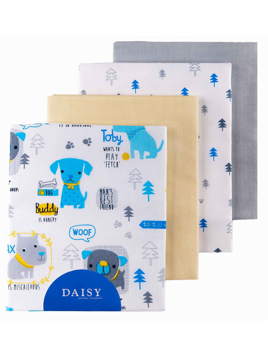 Это хлопок, брала из-за расцветки в основном. Очень милые. Хлопок немного жестковат, но не критично.