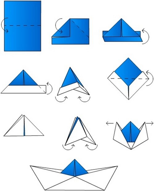 схемы оригами