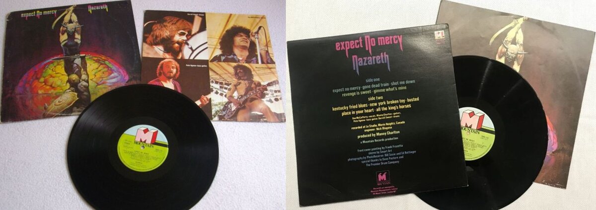 Nazareth "Expect No Mercy", британский выпуск