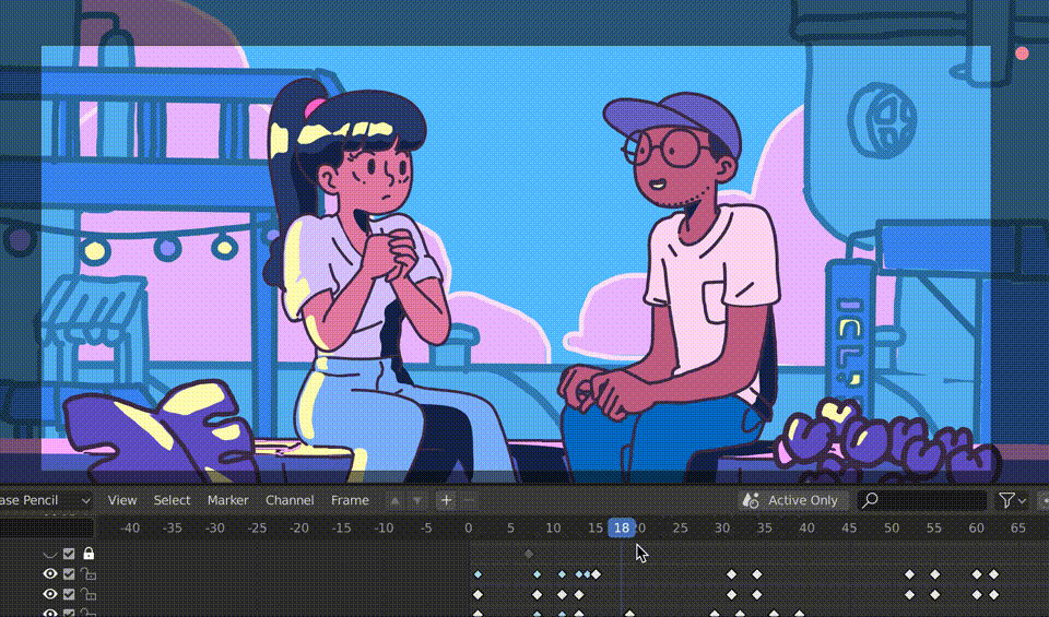 Player animation 1.20 2. 2d анимация в Blender. Grease Pencil Blender. Blender 2d анимация gif. Блендер анимайшен.