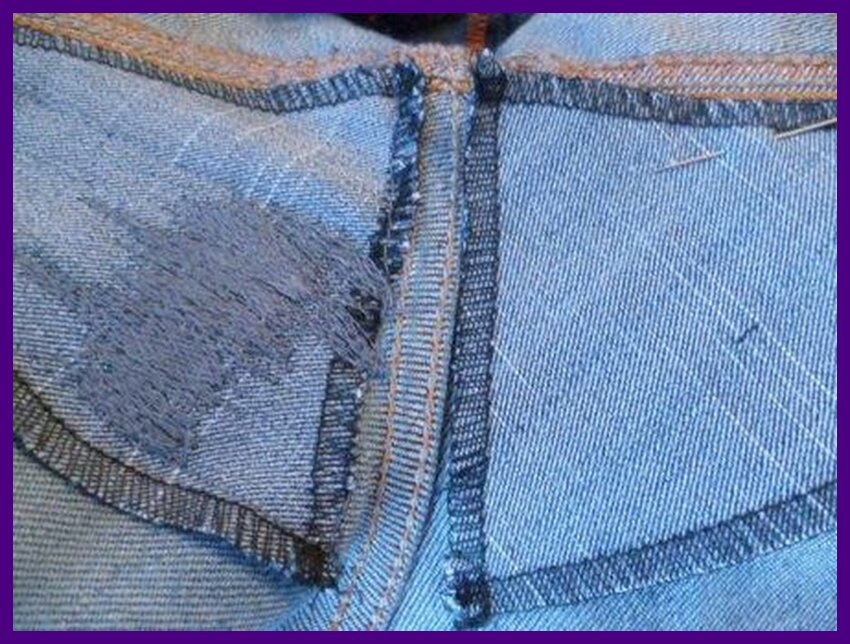 Учимся штопать джинсы на швейной машинке: Мастер-Классы в журнале Ярмарки Мастеров