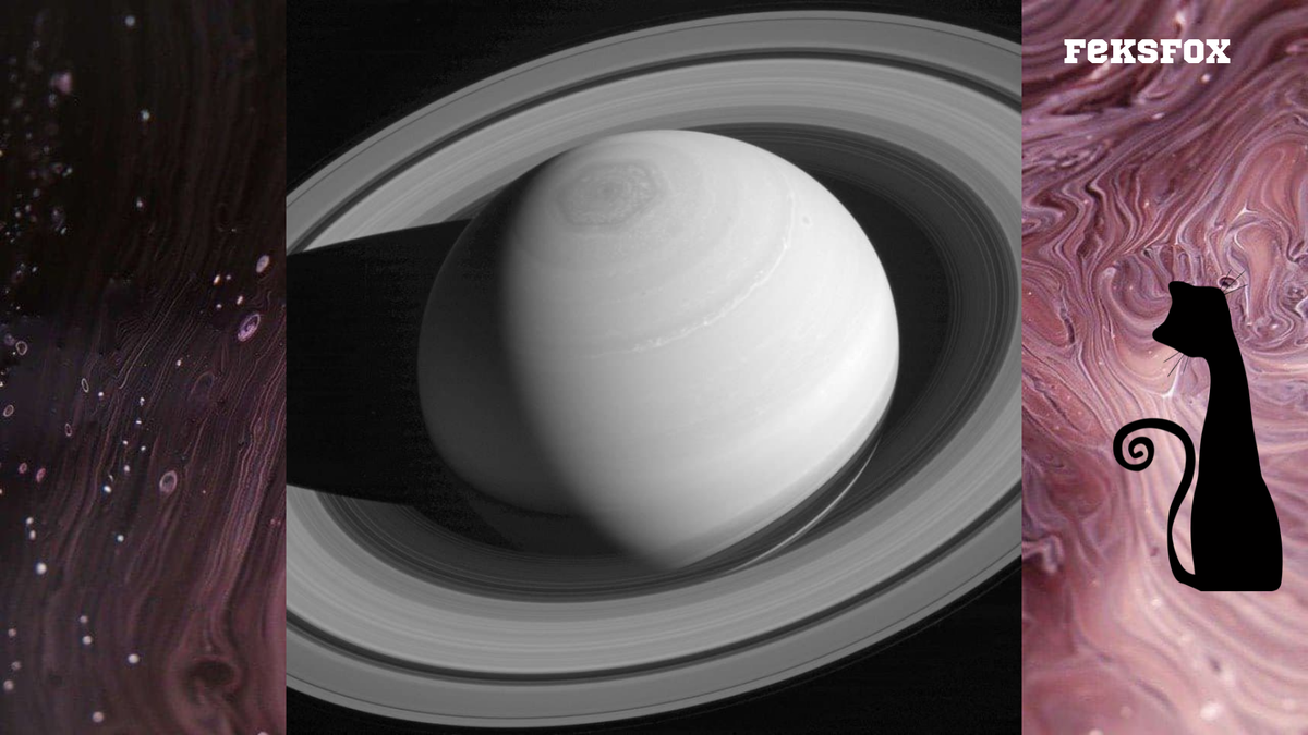 Фотография от космического зонда "Кассини" (2017 г.)