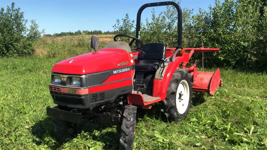 Японский минитрактор «Mitsubishi MT – 160» 4х4