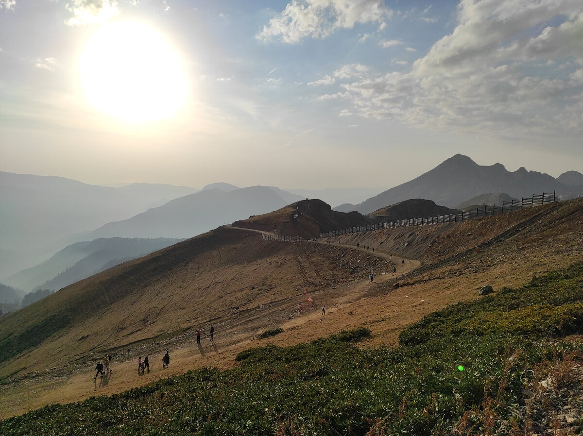 Вид сверху.