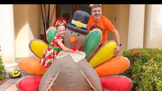 Download Video: Nastya and Dad are celebrating Thanksgiving