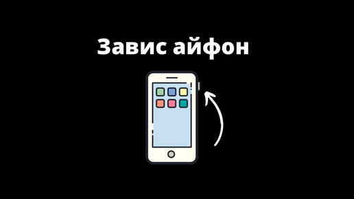 Завис iphone 14