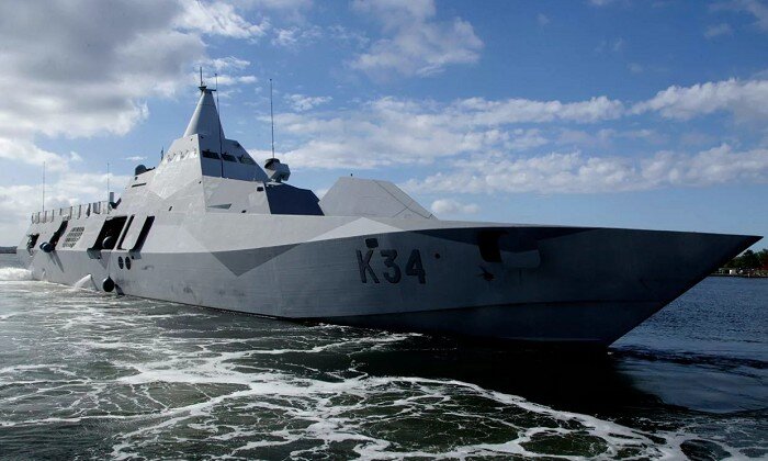 Шведский корвет типа Visby. Фото из откр. источников