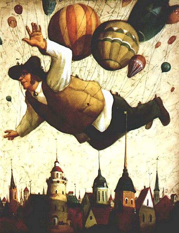 Гвоздев Владимир. Над городом. 