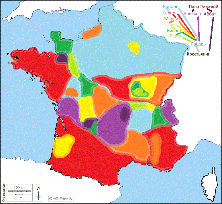 Примерная зарисовка средневековой Франции.