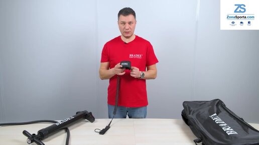 Распаковка Сапборд Bradex Aqua 10’6 SF 0800 прогулочный