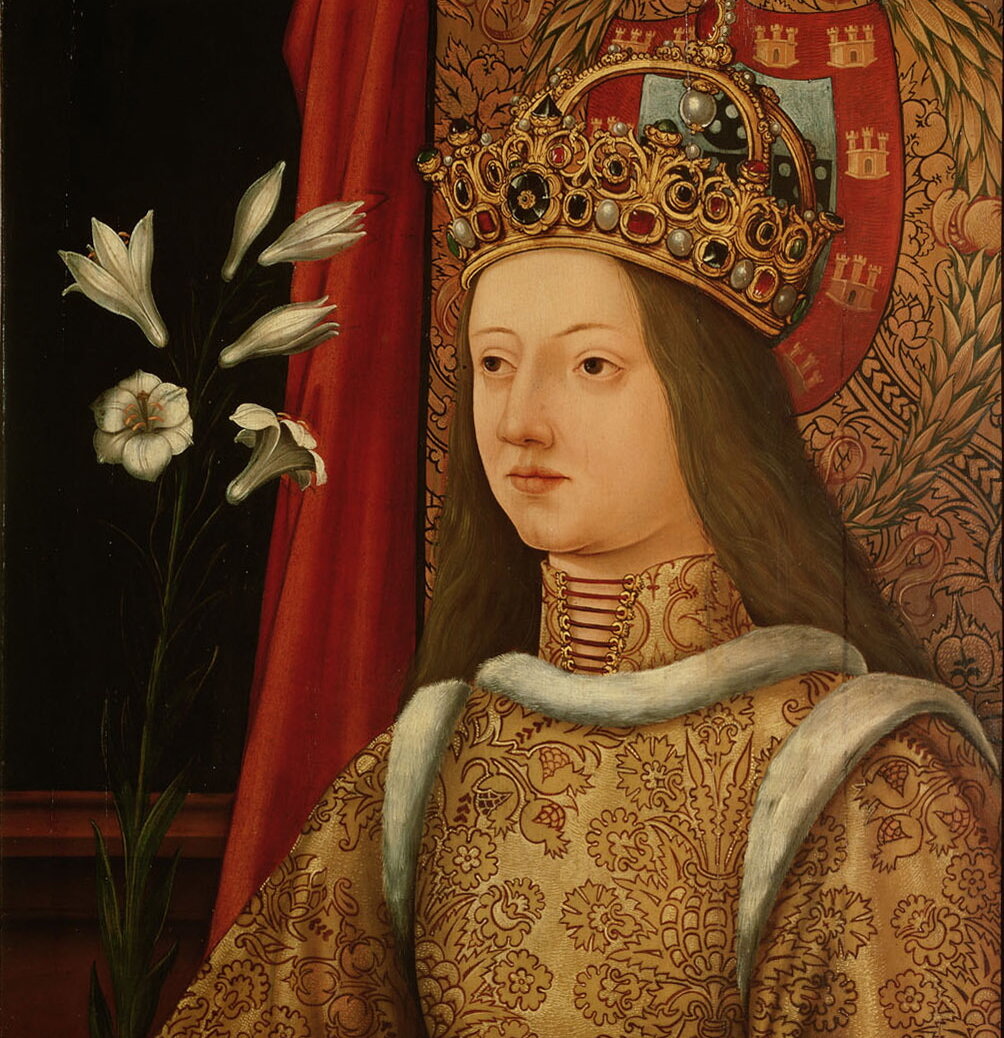 Ганс Бургкмайр «Портрет Элеоноры Елены Португальской» (фрагмент), мать Максимилиана / Музей истории искусств в Вене, Австрия