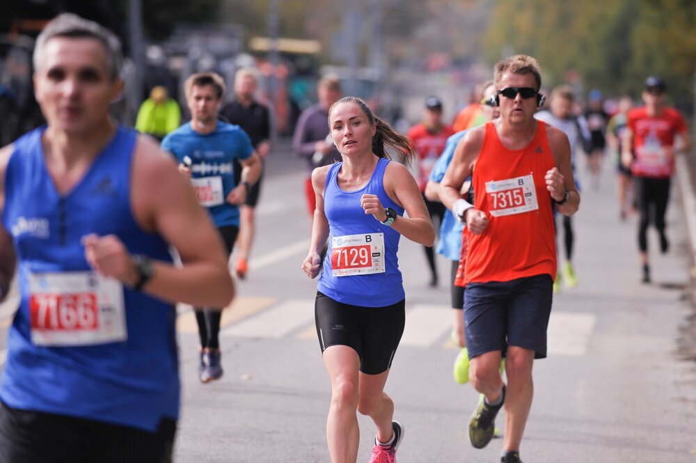 Участники забега в Москве (Фото: Авилов Александр/Агентство «Москва»)