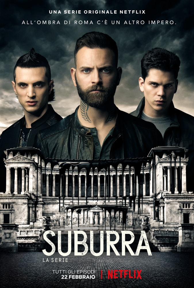 кадр из сериала "Suburra"