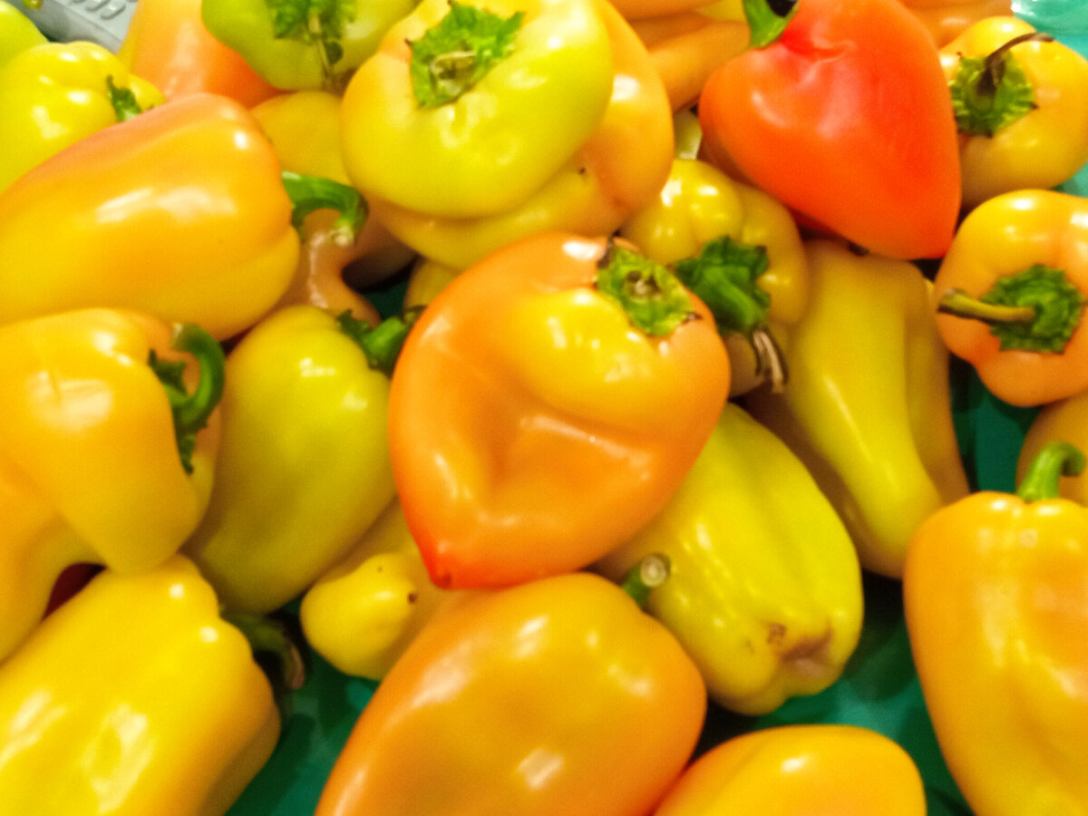 Перец покупала в магазине. Выбирала уже из остатков